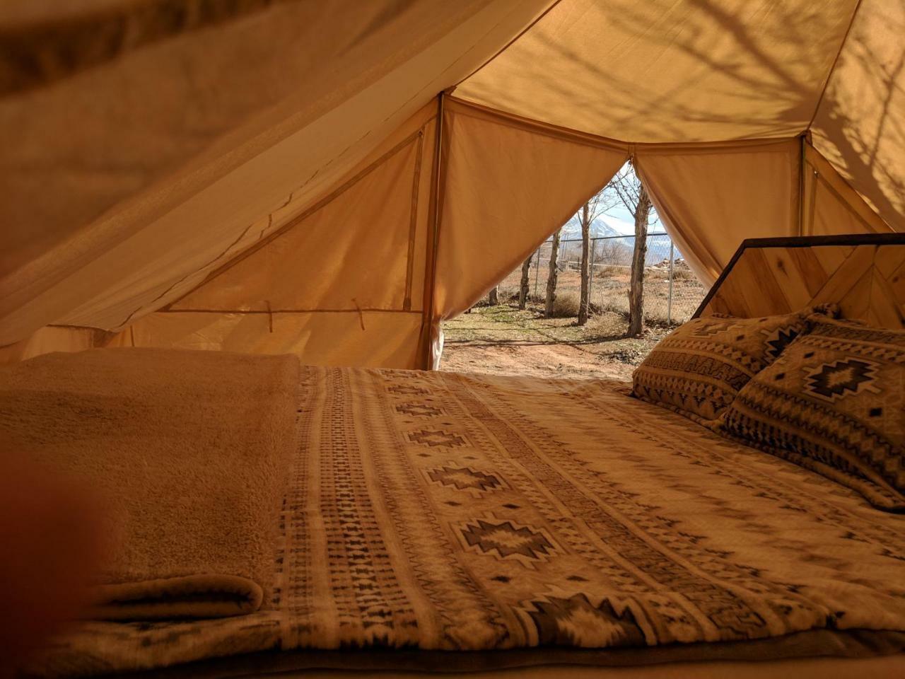 מואב Funstays Glamping Setup Tent In Rv Park #6 Ok-T6 מראה חיצוני תמונה